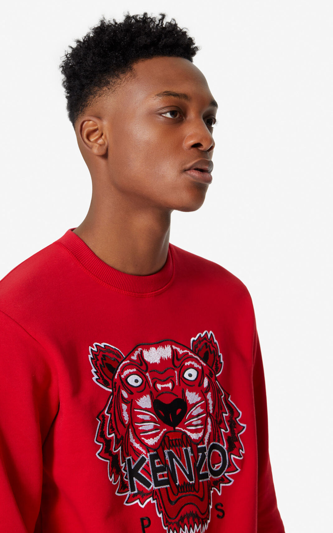 Sweat Kenzo Homme Tiger Rouge CTIPJ-3789